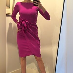Chiara Boni pink bodycon dress size 42